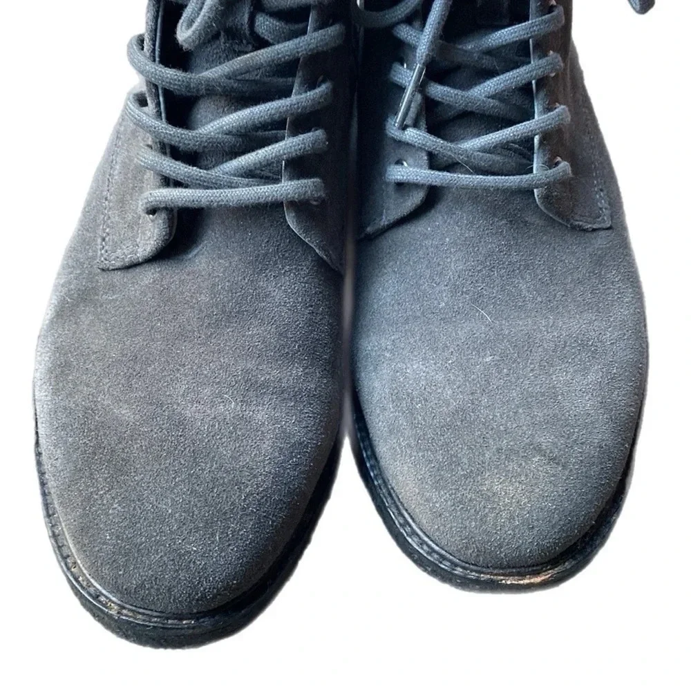 BLACKSTONE QM23 SUEDE LEATHER ZIPPER HIGH BOOTS